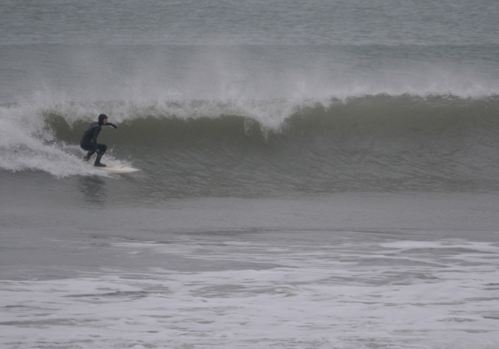 Alice surfing Wittering