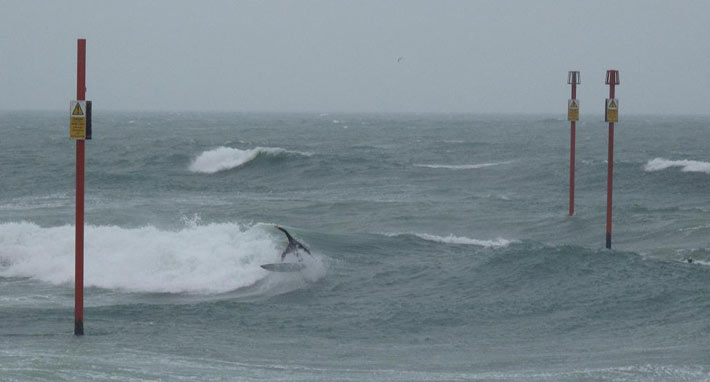 Surf at shorham port